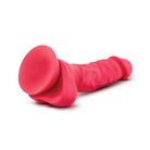 Blush Ruse Hypnotize Realistic 7.5 in. Silicone Dildo with Balls & Suction Cup Cerise - Realistic Dildo