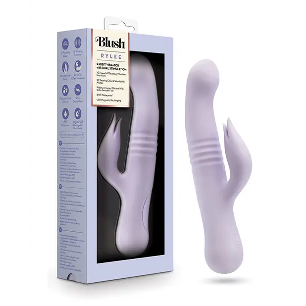 Blush Rylee Rabbit Vibrator - Lavender - Vibrators