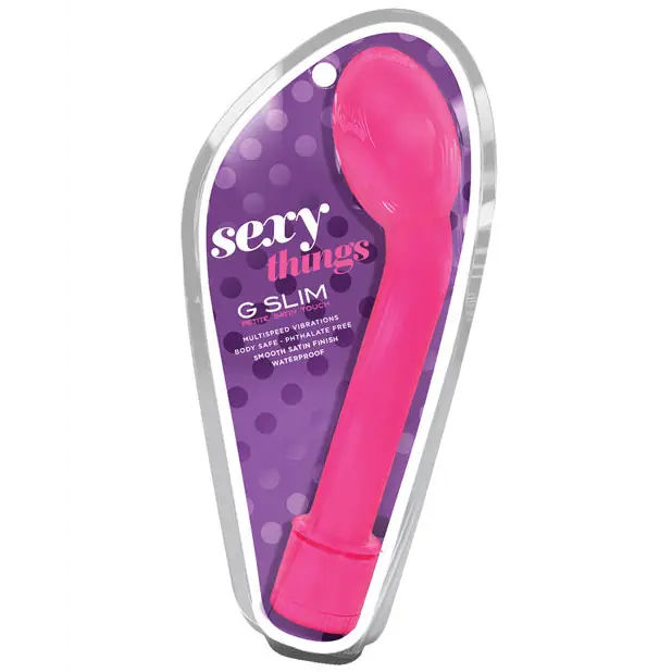 Blush Sexy Things G Slim Petite G-Spot Vibrator Pink - Pink - Fantasy Vibrator