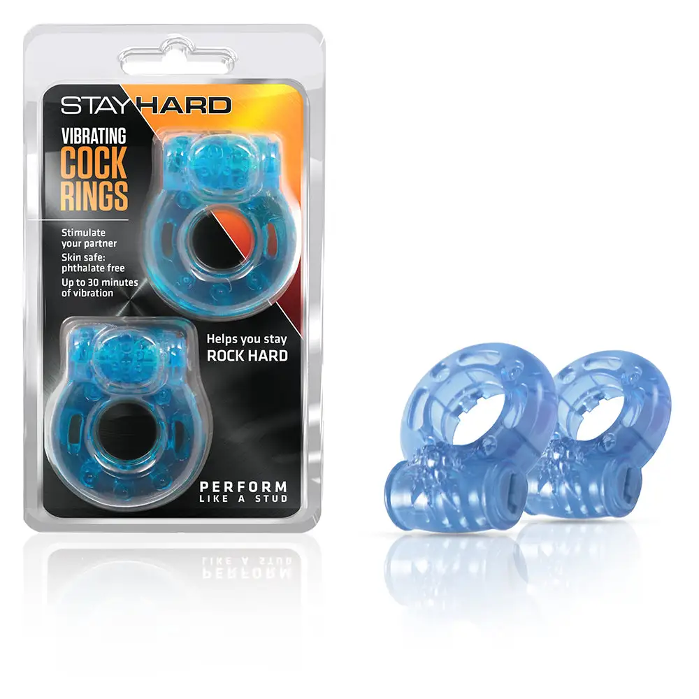 Blush Stay Hard Disposable Cockring 2 Pack - Cock Ring