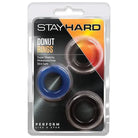 Blush Stay Hard Donut Rings 3 Pack for sexual enhancement, stay hard longer with ease