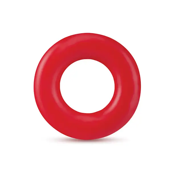 Blush Stay Hard Donut Rings Cockring 2-Pack Red - Cock Ring