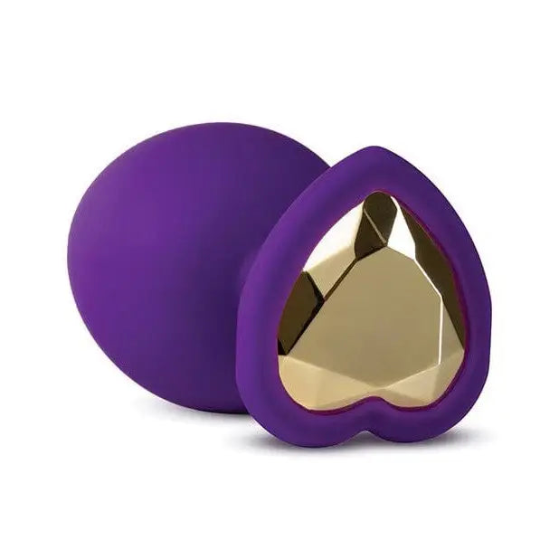 Blush Novelties Plug Blush Temptasia Bling Plug W/gem Medium - Purple at the Haus of Shag