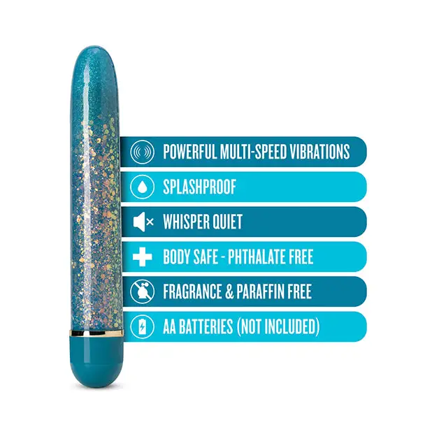 Blush The Collection Astral Slimline Vibrator Teal - Plain Vibrator