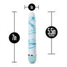 Blush The Collection Blueberry Haze Slimline Vibrator Blue - Plain Vibrator