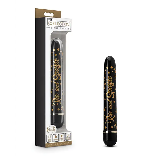 Blush The Collection Rise & Sparkle Black - Plain Vibrator