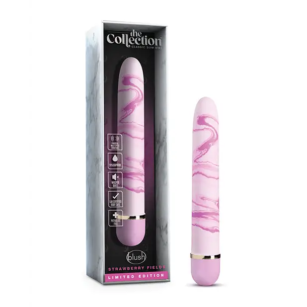 Blush The Collection Strawberry Fields Slimline Vibrator Pink - Plain Vibrator