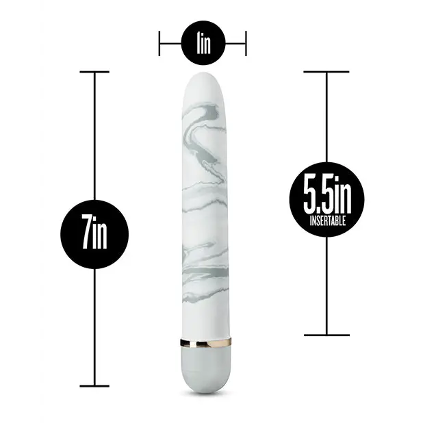 Blush The Collection Swept Away Slimline Vibrator White - Plain Vibrator