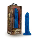 Blush The Realm Draken 7.5 in. Silicone Lock On Fantasy Dildo Blue - Realistic Dildo