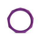 Blush Novelties Penis Enhancement Blush Wellness Geo C Ring - Purple at the Haus of Shag