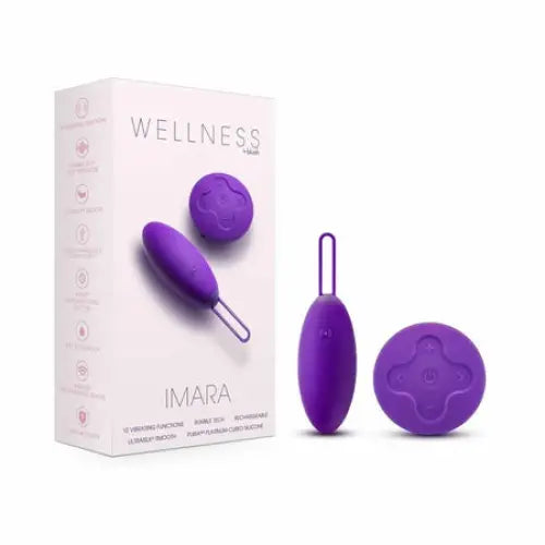 Blush Wellness Imara Vibrating Egg with Remote Purple - Egg Vibrator