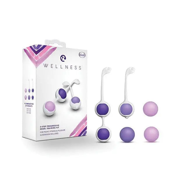 Blush Novelties Sexual Enhancers Blush Wellness Kegel Training Kit - Purple at the Haus of Shag