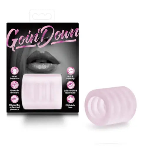 Blush X5 Men Goin’ Down BJ Stroker Oral Enhancer Pink - Manual Stroker