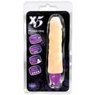 Blush X5 Plus The Little One Realistic 6.75 in. Vibrating Dildo Beige - Realistic Dildo