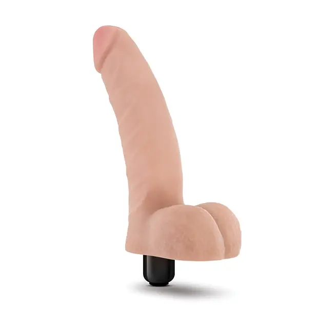 Blush X5 Vibrating Basic 5 Dildo Beige - Realistic Vibrator