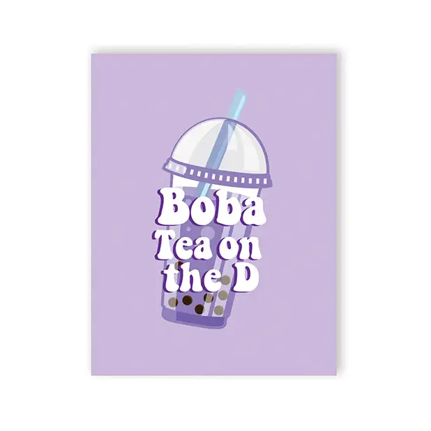 Boba D Greeting Card - Party Supplies