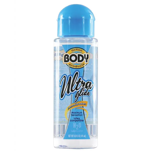 Body Action Ultra Glide Water Based Lubricant 4.8 fl oz - 4.4 oz. - Lubricants and Toy Cleaners