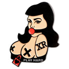 XR Enamel Pin Bondage Pinup Girl Enamel Pin at the Haus of Shag