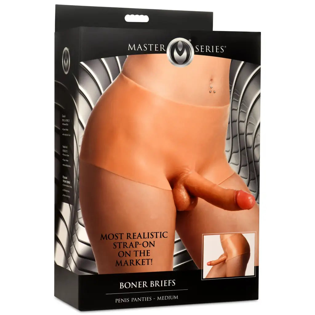 Boner Briefs Silicone Penis Strap On - Strap On Kit