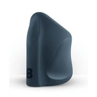 Dark blue plastic seat in Boners Vibrating Handjob Masturbator for a sleek design