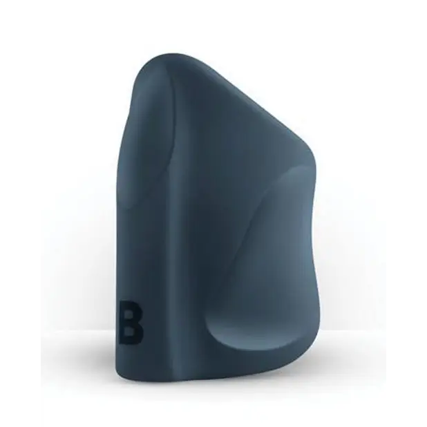 Dark blue plastic seat in Boners Vibrating Handjob Masturbator for a sleek design