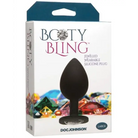 Booty Bling black glass jewel ring box - luxurious packaging for elegant jewelry