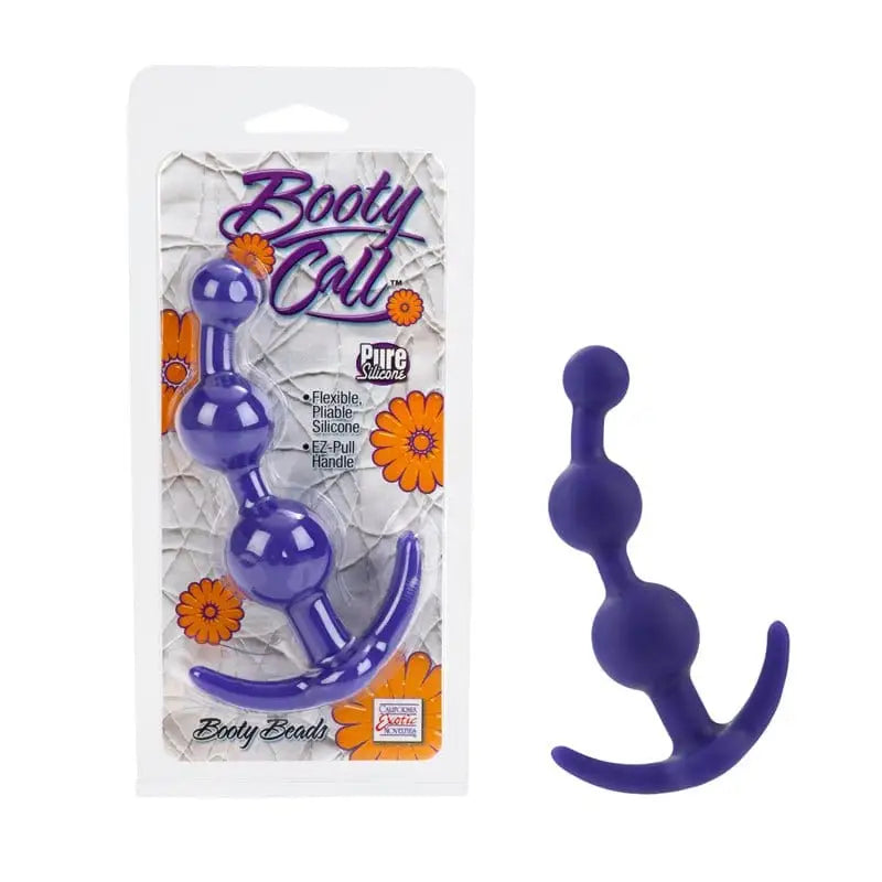 CalExotics Anal Toys Purple Booty Call Booty Beads at the Haus of Shag