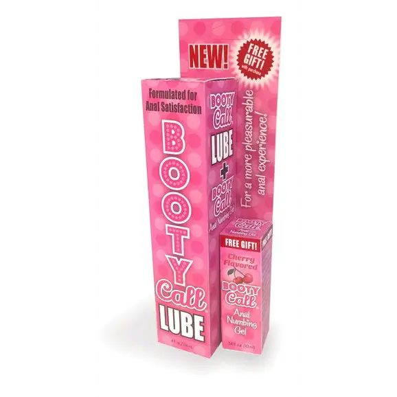 Booty Call Lube Duo 4ox Lube 10ml Numbing Gel - Enhancers and Stimulants