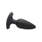 Booty Sparks Laser ’Fuck Me’ black silicone anal plug w/ remote and T-shaped base