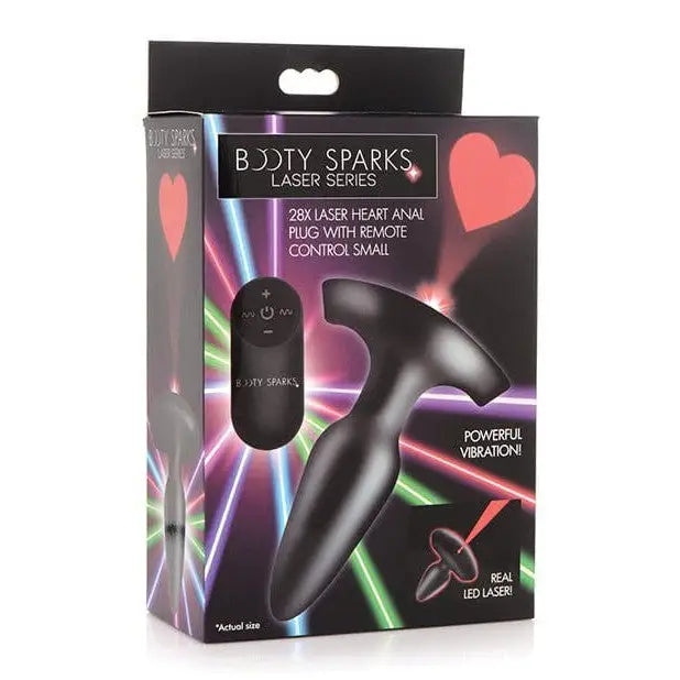 Booty Sparks Plug Small Booty Sparks Laser Heart Anal Plug W/remote at the Haus of Shag