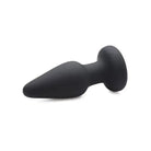 Booty Sparks Silicone Light Up Anal Plug - Black Tapered Shape with Flared Base