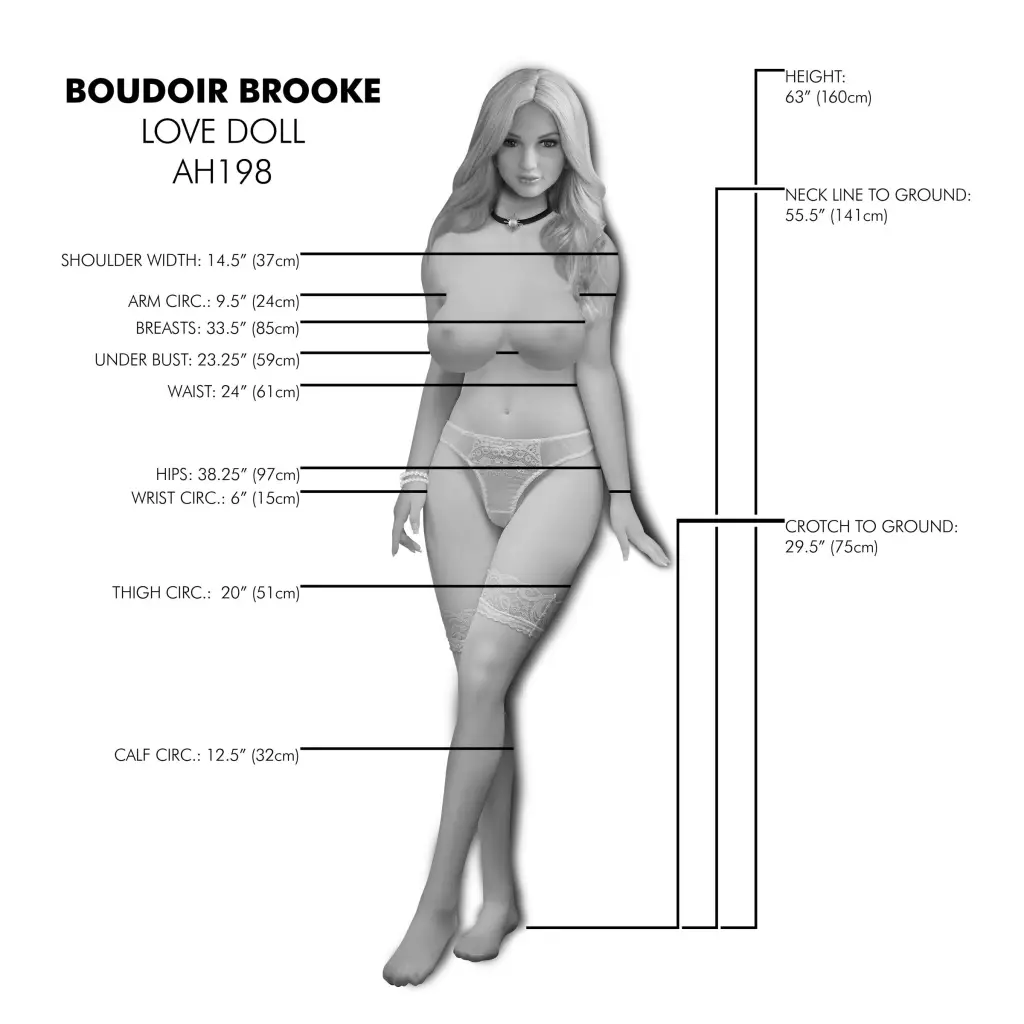 Boudoir Brooke Love Doll - Full Body Doll