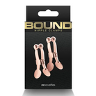 Bound Nipple Clamps V1 Rose Gold - C1 - Nipple Clamp