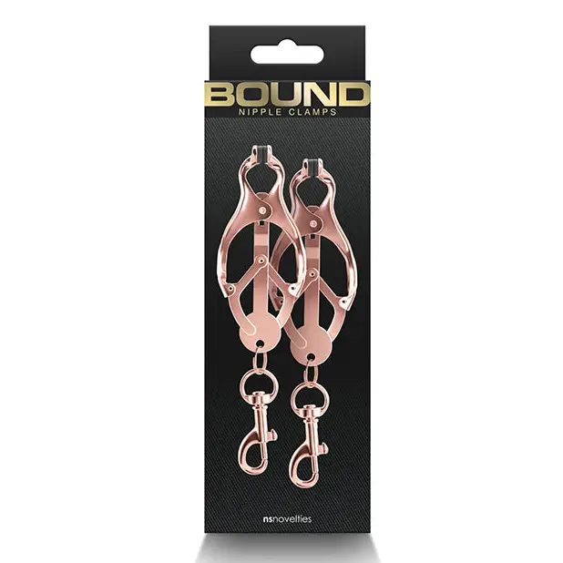 Bound Nipple Clamps V1 Rose Gold - C3 - Nipple Clamp