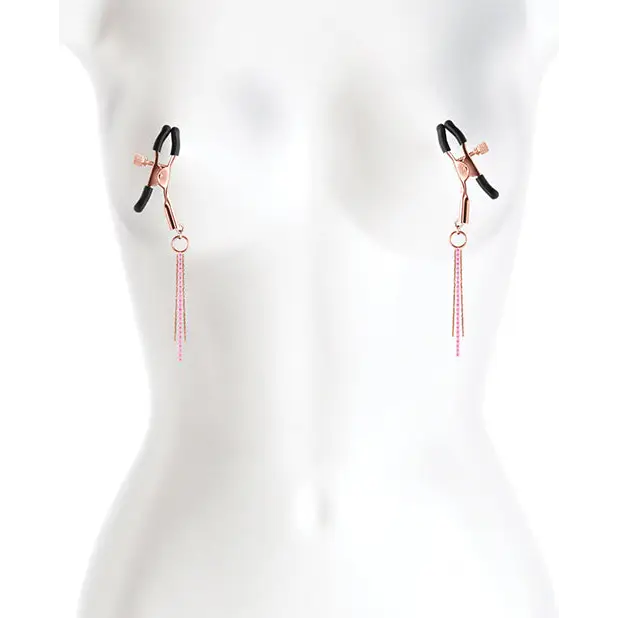 Bound Nipple Clamps V1 Rose Gold - Nipple Clamp