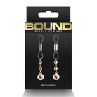 Bound Nipple Clamps V1 Rose Gold - D1 - Nipple Clamp