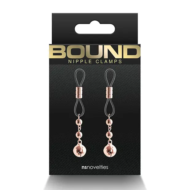 Bound Nipple Clamps V1 Rose Gold - D1 - Nipple Clamp