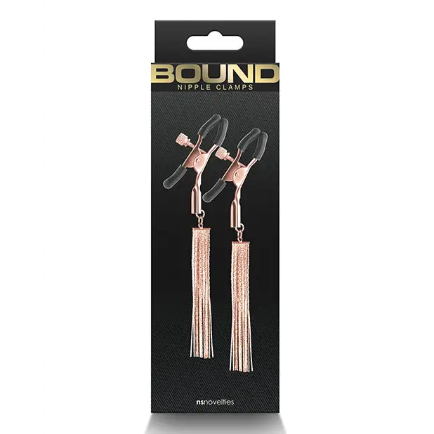 Bound Nipple Clamps V1 Rose Gold - D2 - Nipple Clamp