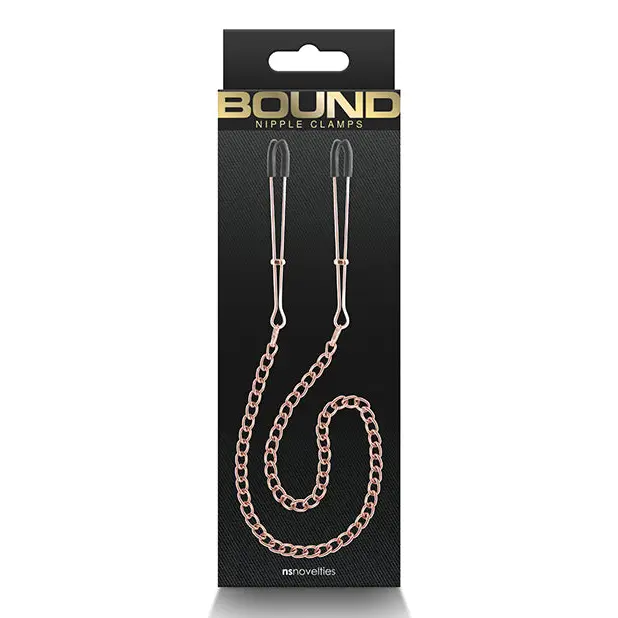 Bound Nipple Clamps V1 Rose Gold - Dc3 - Nipple Clamp