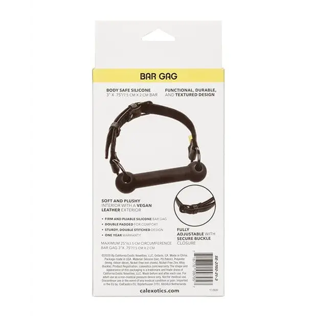 CalExotics Bit Gag Boundless Bar Gag - Black at the Haus of Shag