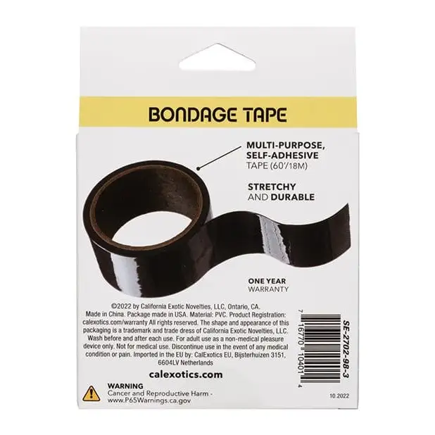 CalExotics Bondage Tape Boundless Bondage Tape - Black at the Haus of Shag