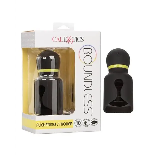 CalExotics Manual Stroker Boundless Flickering Stroker - Black at the Haus of Shag