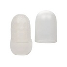 CalExotics Manual Stroker Boundless Reversible Ribbed Stroker - White at the Haus of Shag