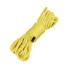 Yellow twisted Boundless™ Rope with a black, nickel-free metal ferrule by CalExotics