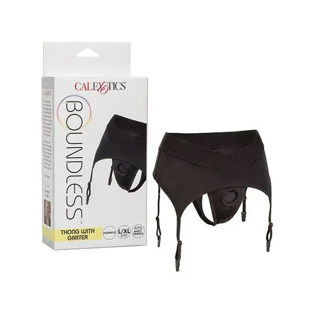 CalExotics Strap Ons Large/XL Boundless Thong W/garter at the Haus of Shag