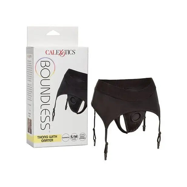 CalExotics Strap Ons Small/Medium Boundless Thong W/garter at the Haus of Shag