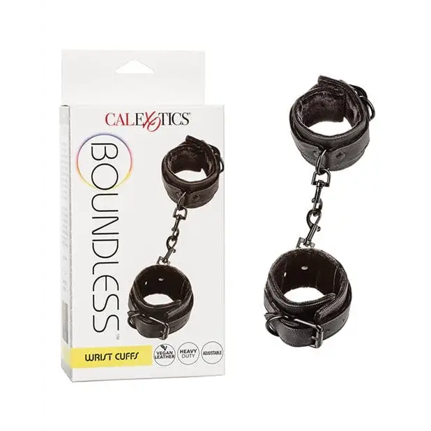 CalExotics Wrist Cuffs Boundless Wrist Cuffs - Black at the Haus of Shag