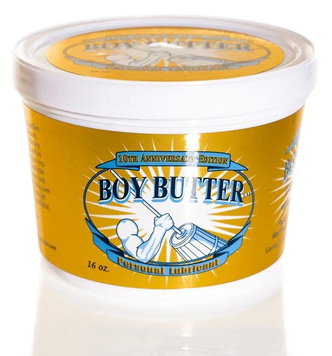 Boy Butter Oil Based Lubricant 16 oz. Boy Butter 10th Anniversary Edition - Gold Label at the Haus of Shag