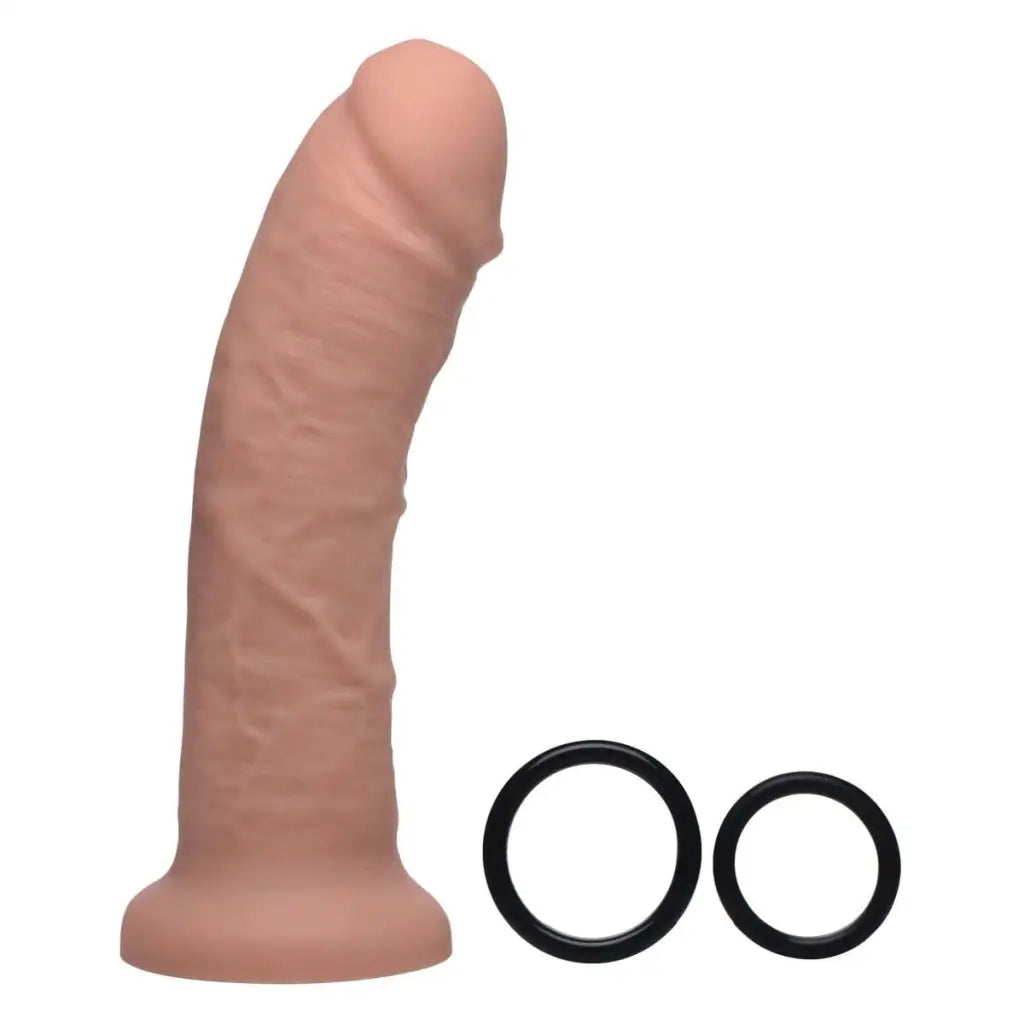 Strap U Strap On Harness Brazen 8 Inch Silicone Dildo With Harness at the Haus of Shag