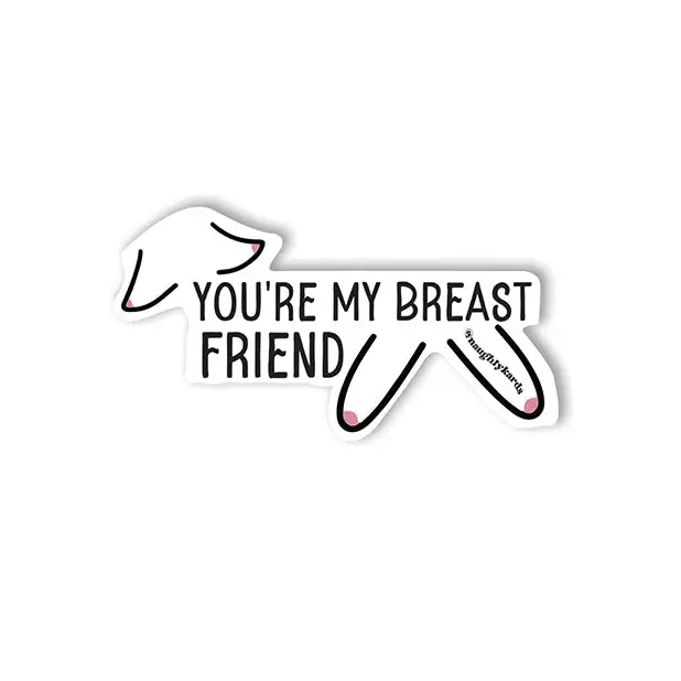 Breast Friend Sticker - Pack Of 3 - Stickers